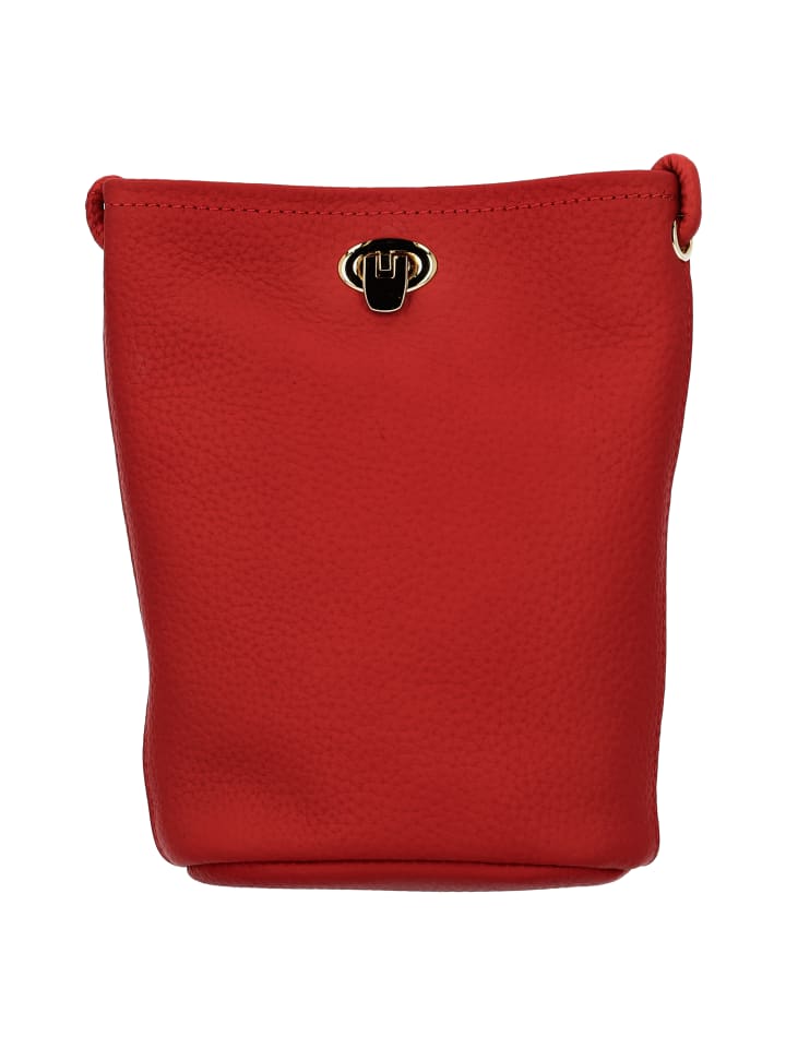

Usha Женская сумка-ведро красного цвета
