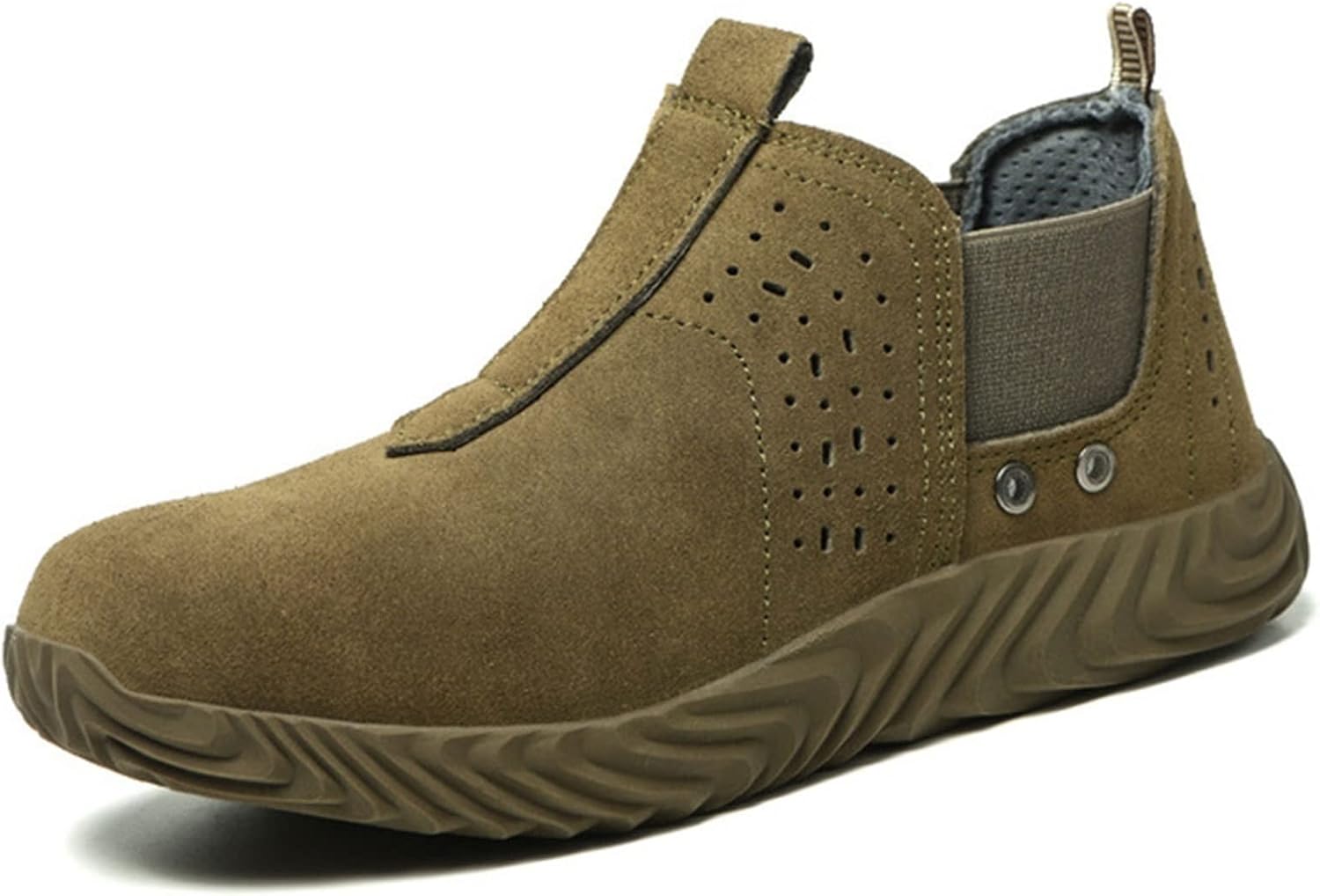 

Защитные туфли с стальным носком, легкие кроссовки для мужчин и женщин Canopycasa, хаки