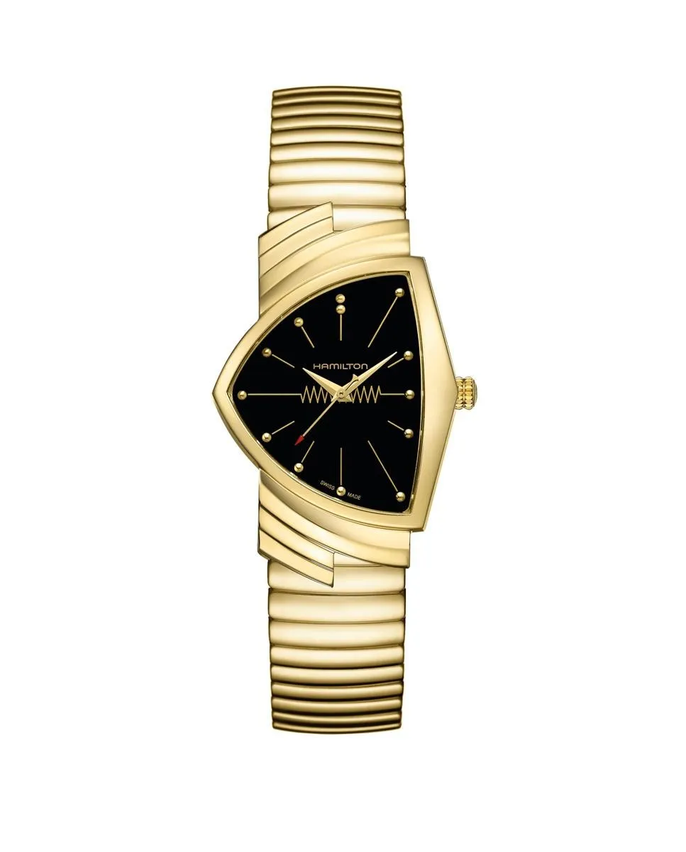 

Мужские часы Ventura L H24301131 из стали и золота Hamilton, жёлтый