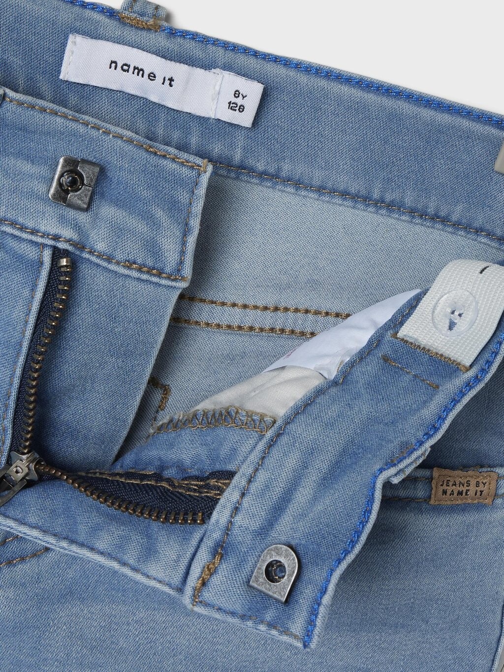 Джинсы Skinny Fit NKMTHEO PANT Name it, цвет light blue denim — фото 4