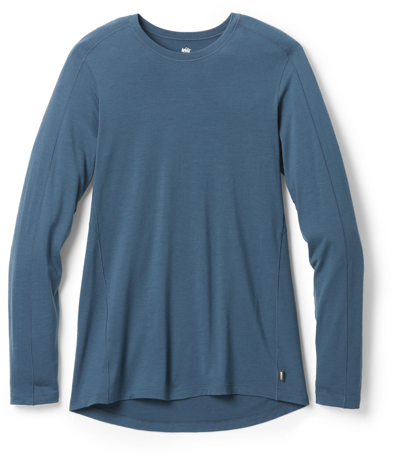

Базовый топ Merino 185 с длинными рукавами — женский REI Co-op, синий