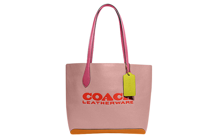 

Kia Сумка-шоппер из кожи коровы Женская Розовая COACH