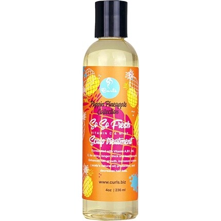 

Curls Poppin Pineapple Collection So So Fresh Средство для ухода за кожей головы с витамином С, 4 унции