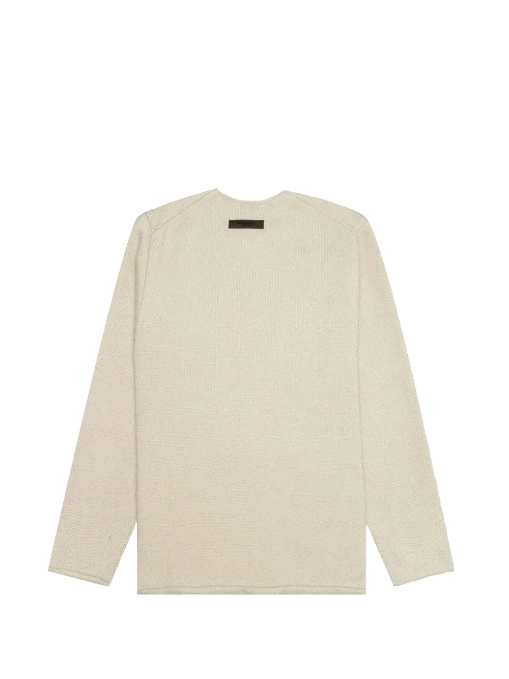 Свитер с круглым вырезом и буквенным логотипом Fear Of God Essentials Kids, нейтральный — фото 2