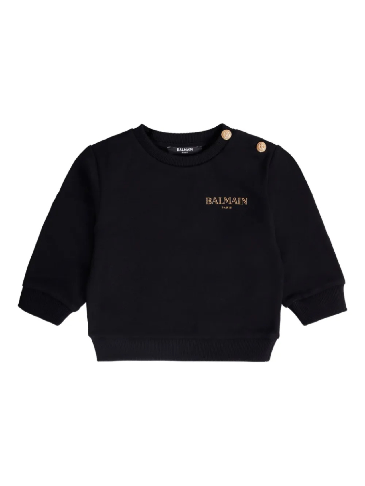 

Толстовка с логотипом Balmain Kids, черный