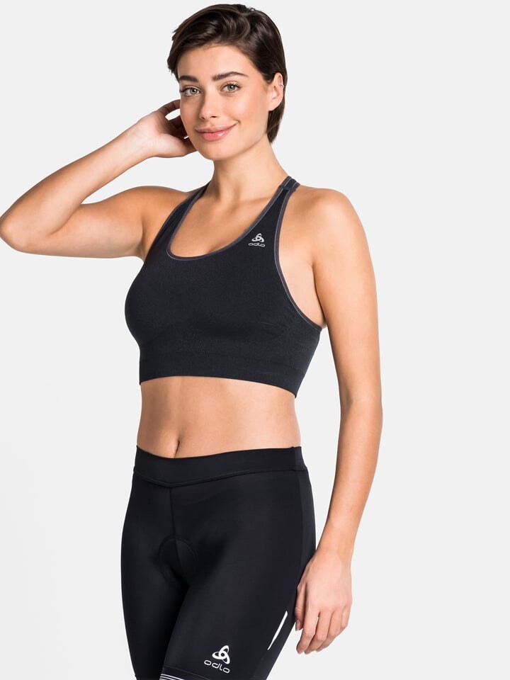

Спортивные бюстгальтер Odlo Seamless Medium Ceramicool, цвет schwarz - medium
