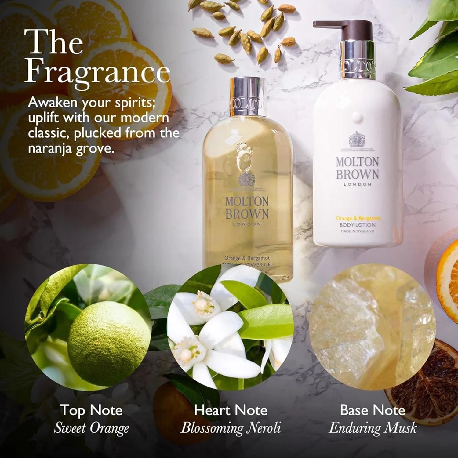 Гель для душа Molton Brown Orange & Bergamot Infinite Bottle 400 мл Molton Brown — фото 3