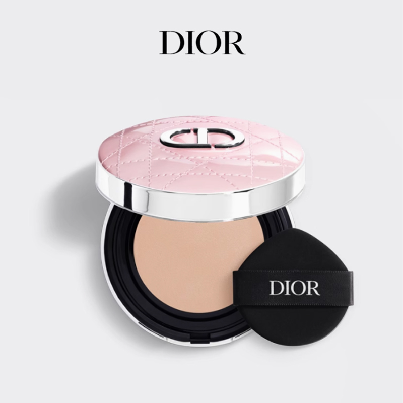 Тональный кушон Dior Forever Cushion с розовым футляром, #2N — фото 4