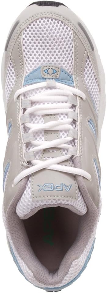 Кроссовки Apex Men's Women's Stealth Runner серебристо-синие Aetrex — фото 4