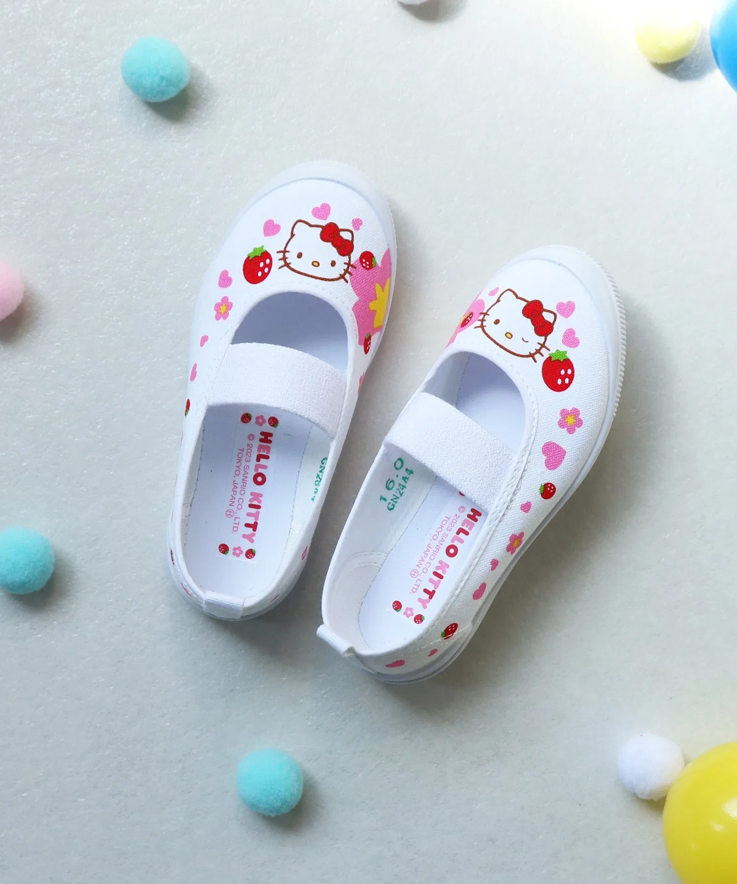 Детские тапочки SANRIO Hello Kitty с принтом белый