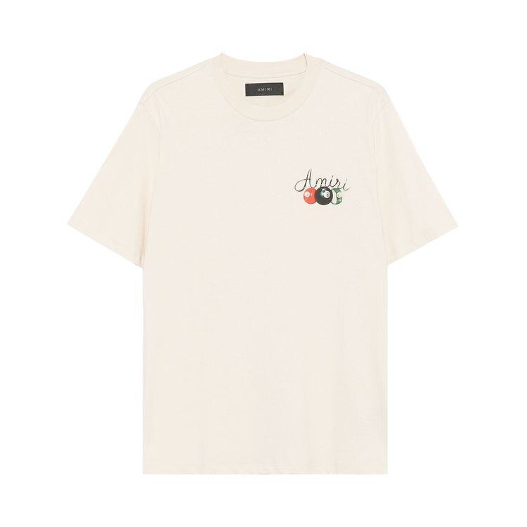 

Футболка Amiri Pool Cue Tee Alabaster, желто-коричневый