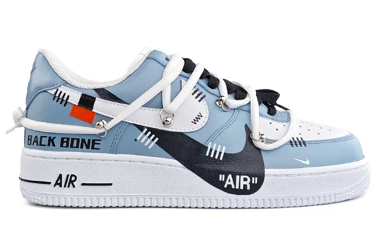 

Кроссовки Nike Air Force 1 Skateboard Shoes Men Low-Top Black, Черный, Кроссовки Nike Air Force 1 Skateboard Shoes Men Low-Top Black
