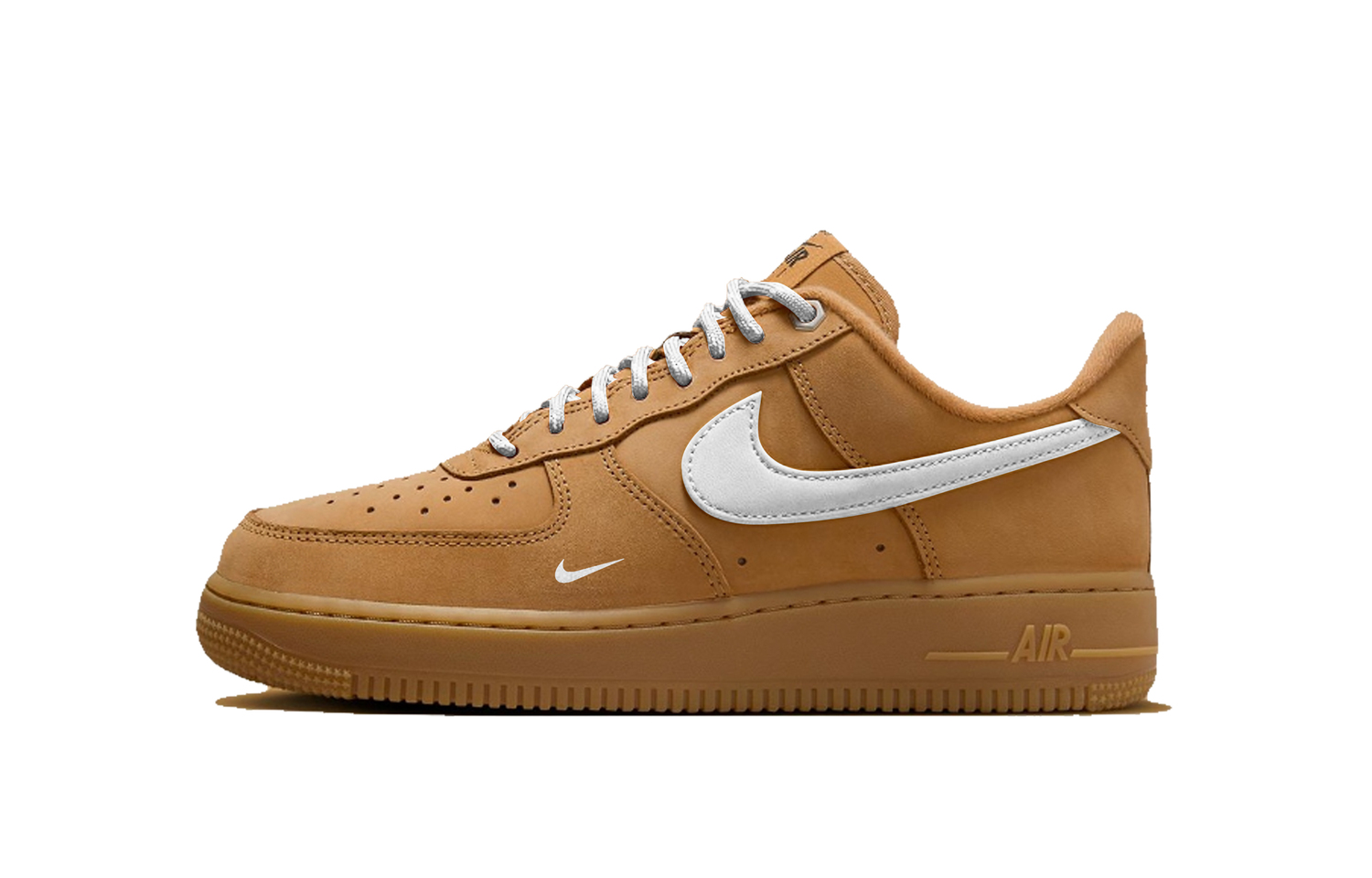 

Кроссовки Nike Air Force 1 Caramel с амортизацией, устойчивые к истиранию и скольжению, низкие унисекс в коричнево-белом цвете, цвет Brown White