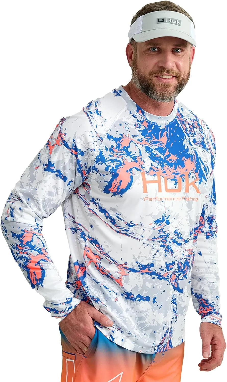 

Футболка HUK Pursuit Pattern с длинным рукавом