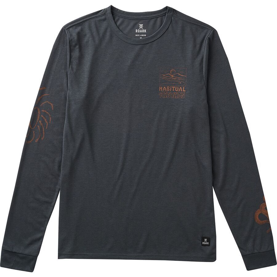 

Мужская спортивная рубашка с длинными рукавами Mathis Active Roark Roark, Onyx