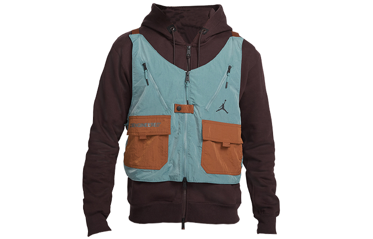 

Nike 23 Engineered Full Zip Fleece Hoodie Jordan, Кофе
