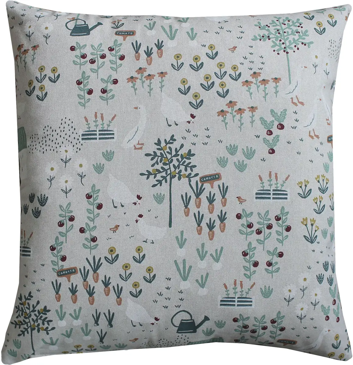 

HOSSNER - HOMECOLLECTION Чехол на подушку "Сад", (1 шт.) 40х40 см, цвет beige, bunt, grün