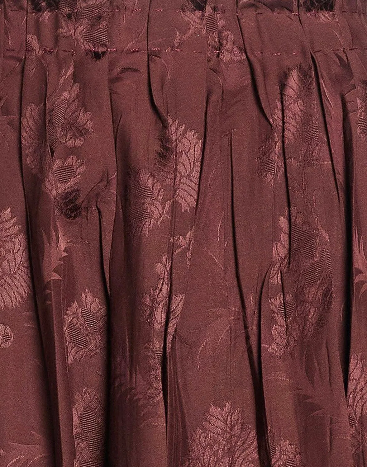 Юбка плиссированная ETRO темно-коричневая — фото 4