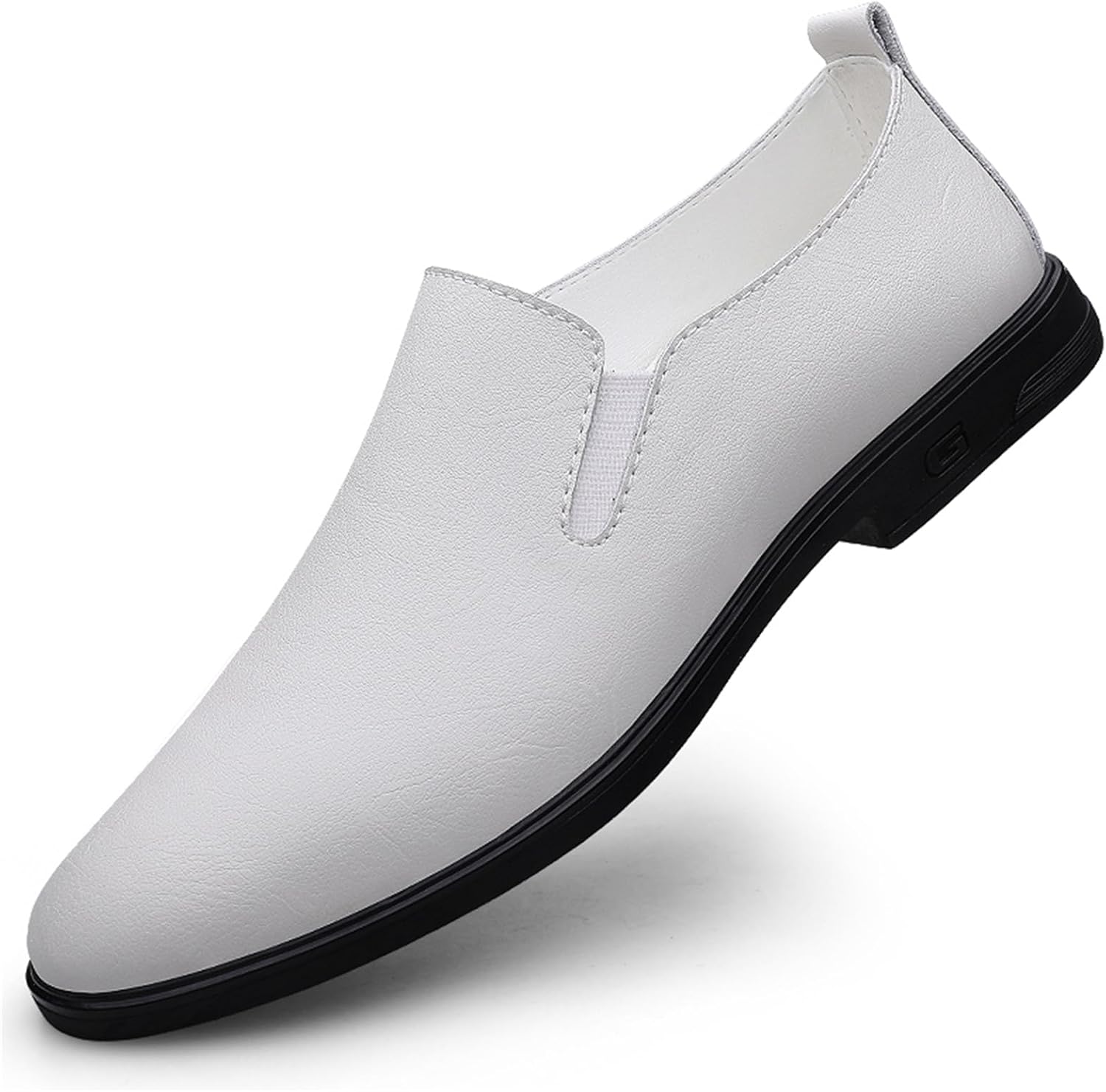 

Мужские лоферы Abborora, повседневные туфли-слипоны, деловые повседневные мужские туфли, белый