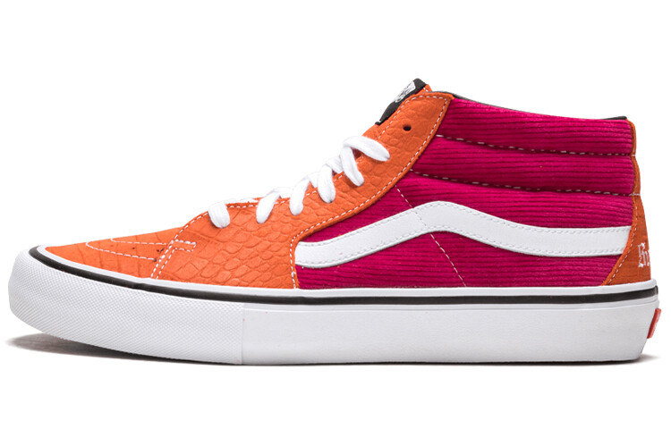 

Кроссовки Sk8 Mid Supreme X Vans Pro 'Corduroy Croc'