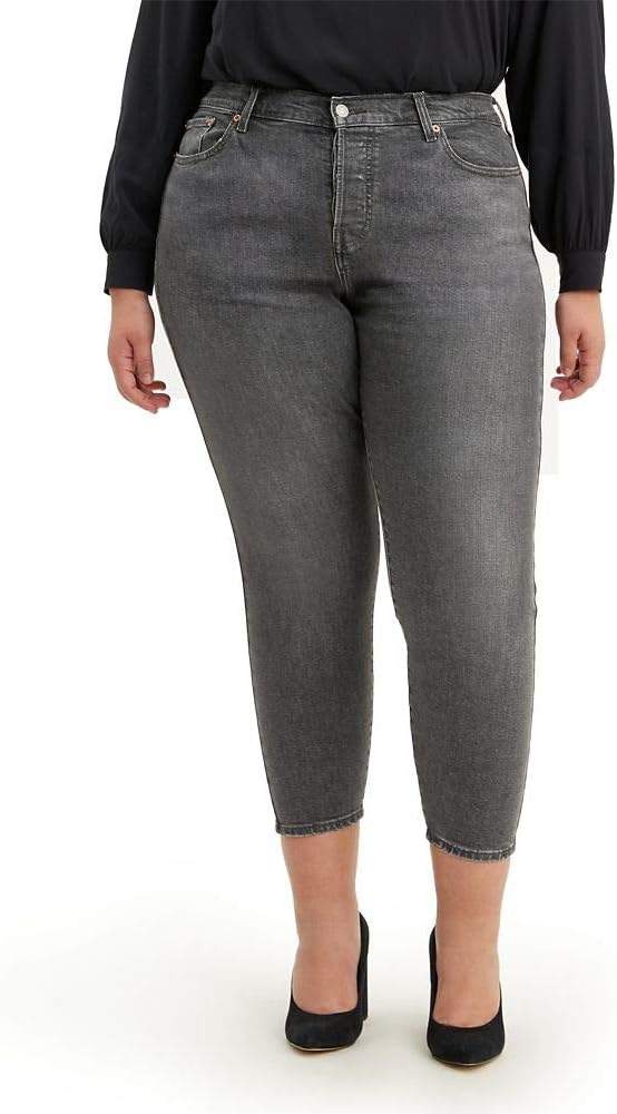 

Женские джинсы Levi's Wedgie Skinny (стандартные и большие), Jet Pack (Waterless)