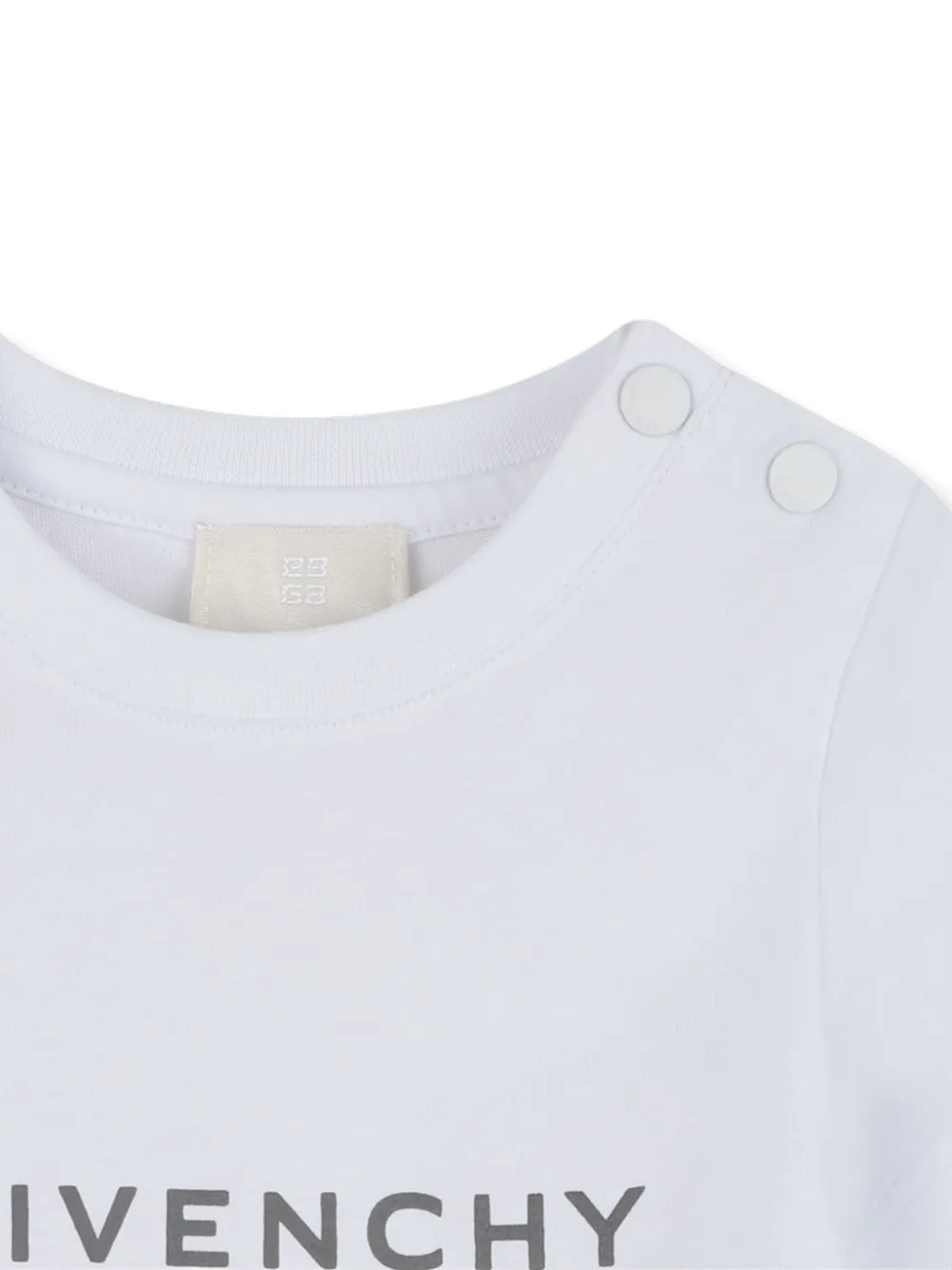 Футболка с короткими рукавами и принтом логотипа Givenchy Kids, белый — фото 3