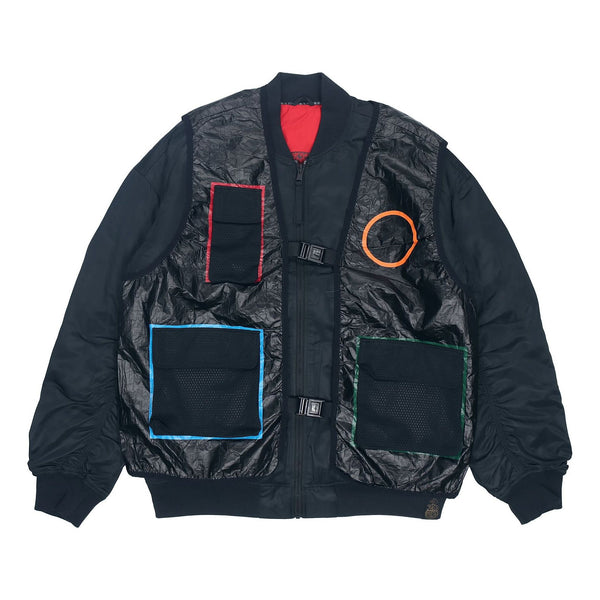 

Куртка cny padded outerwear jacket 'black' Converse, черный