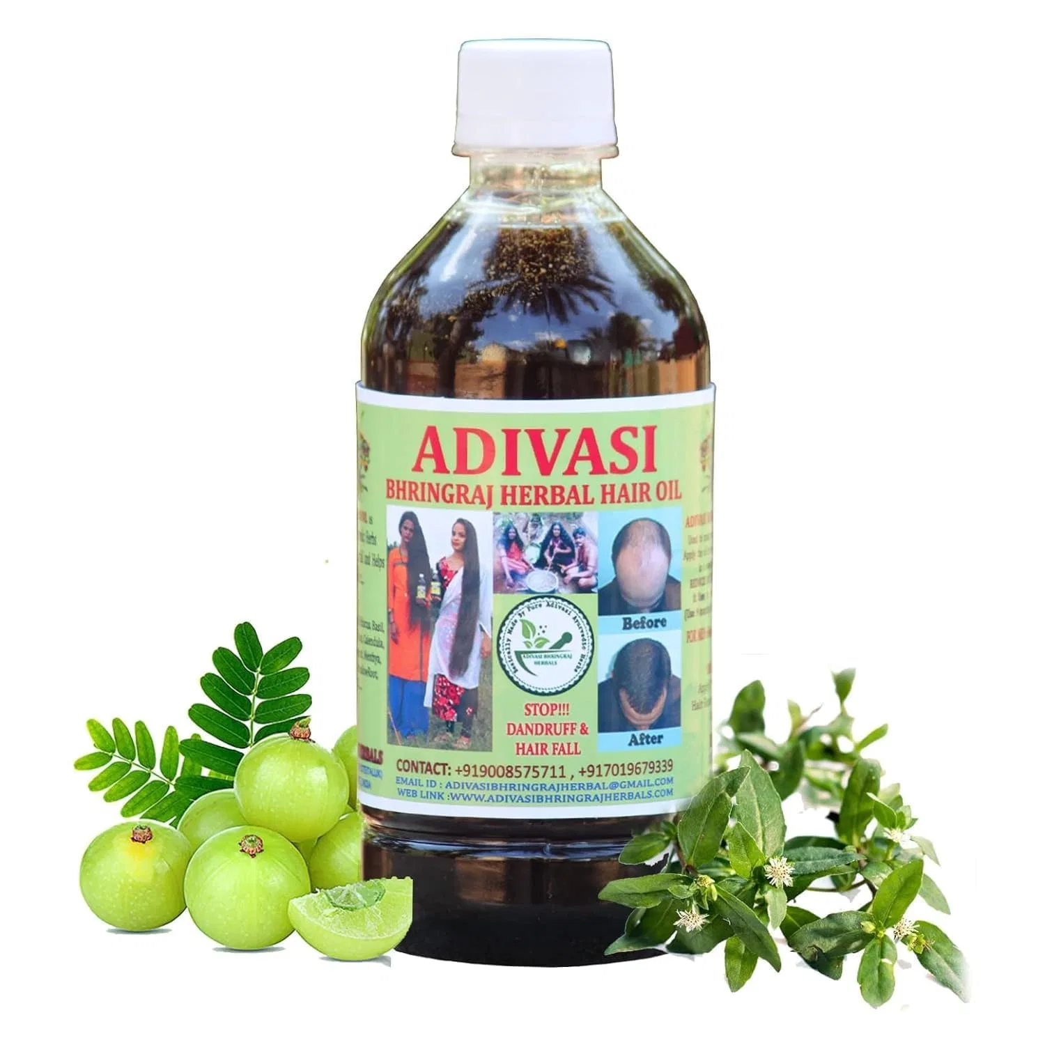 Масло для волос JEVR ADIVASI BHRINGRAJ HERBALS 250 мл Generic