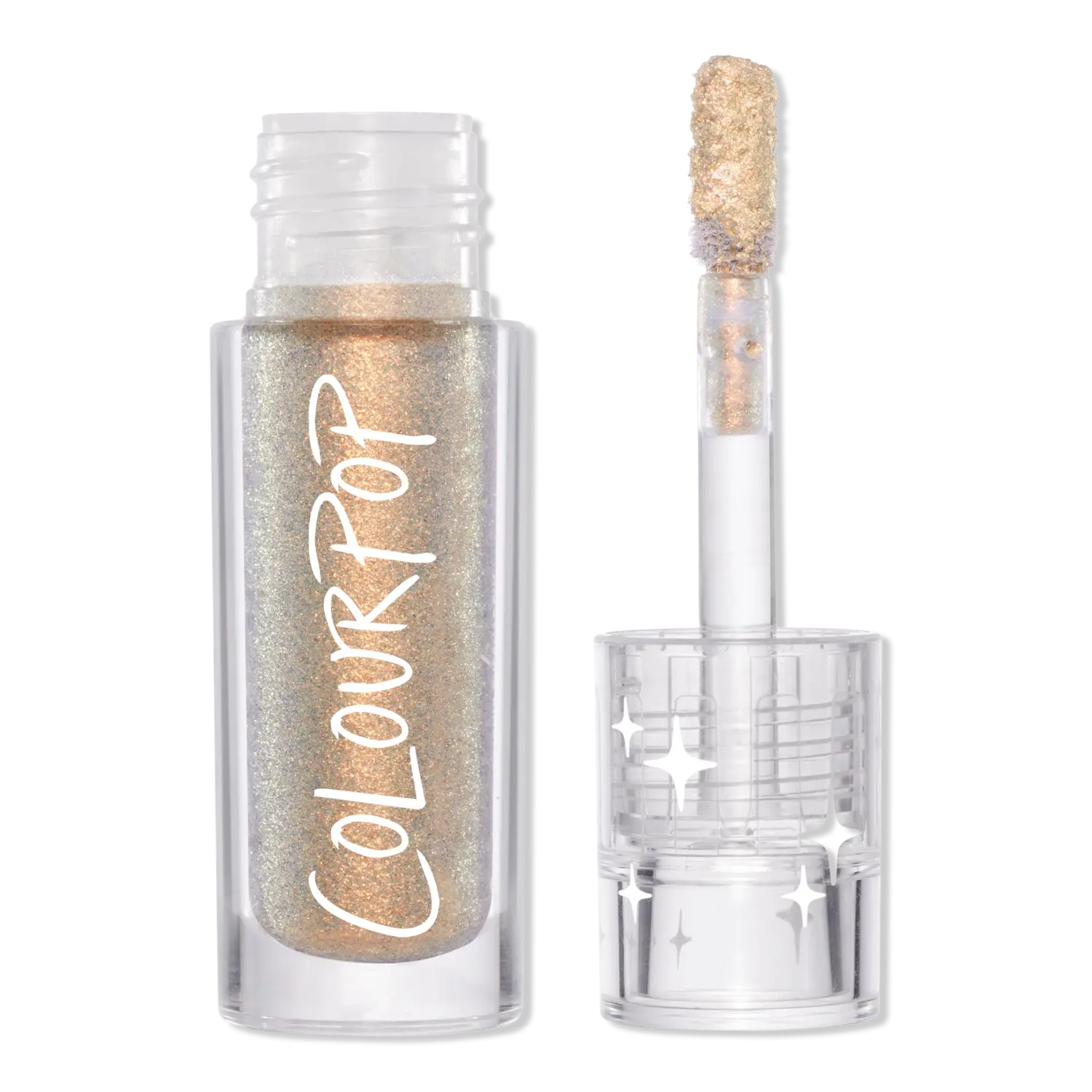 

Жидкие хромовые тени для век ColourPop, Sweetzer Ave (bright gold to pinky copper to metallic olive multichrome finish)