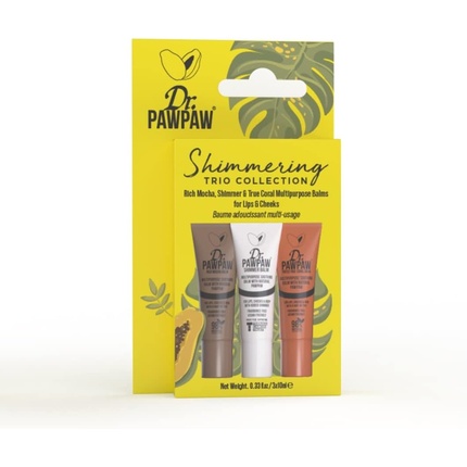 

Подарочный набор Dr. Pawpaw Shimmering Trio - Shimmer, True Coral, Rich Mocha Dr. Pawpaw Original Balm
