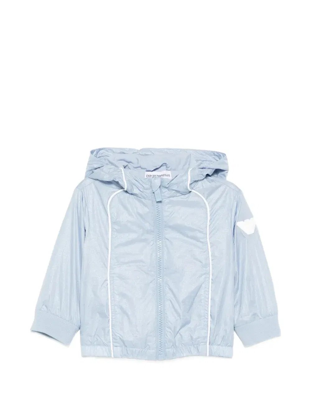 Куртка с капюшоном Emporio Armani Kids, синий