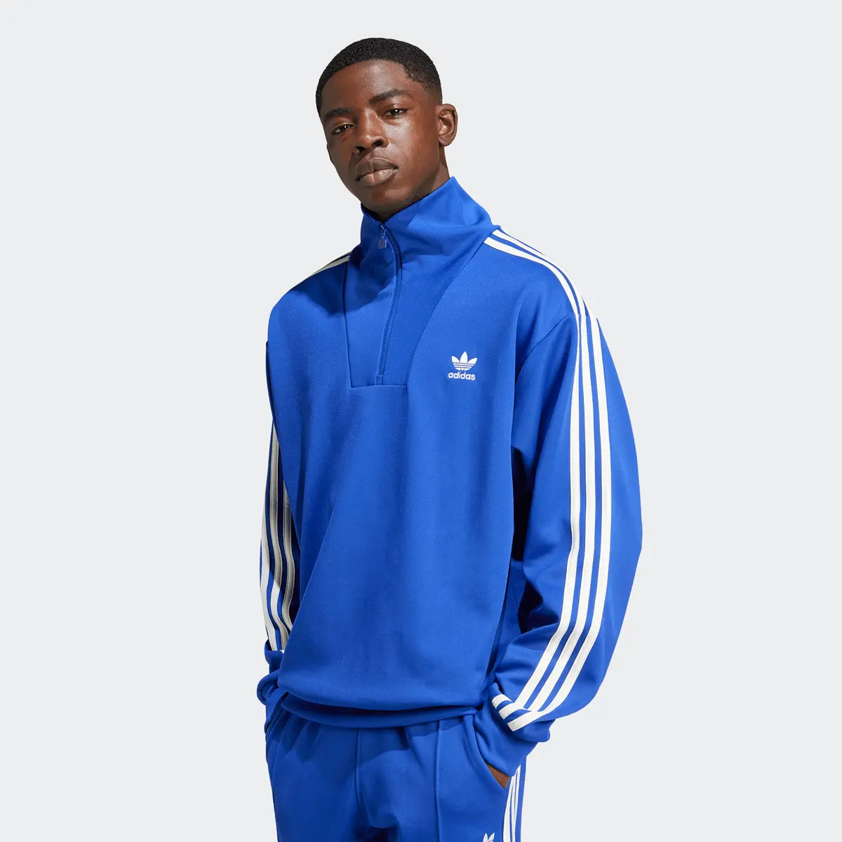 

Куртка adidas Originals funnelneck TT, синий