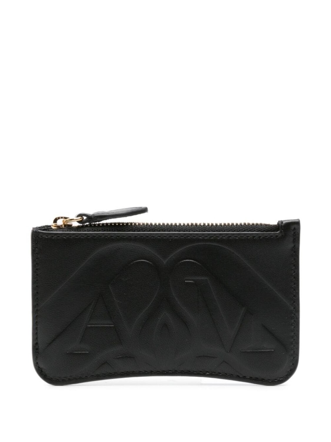

Alexander McQueen кошелек с тисненым логотипом, черный