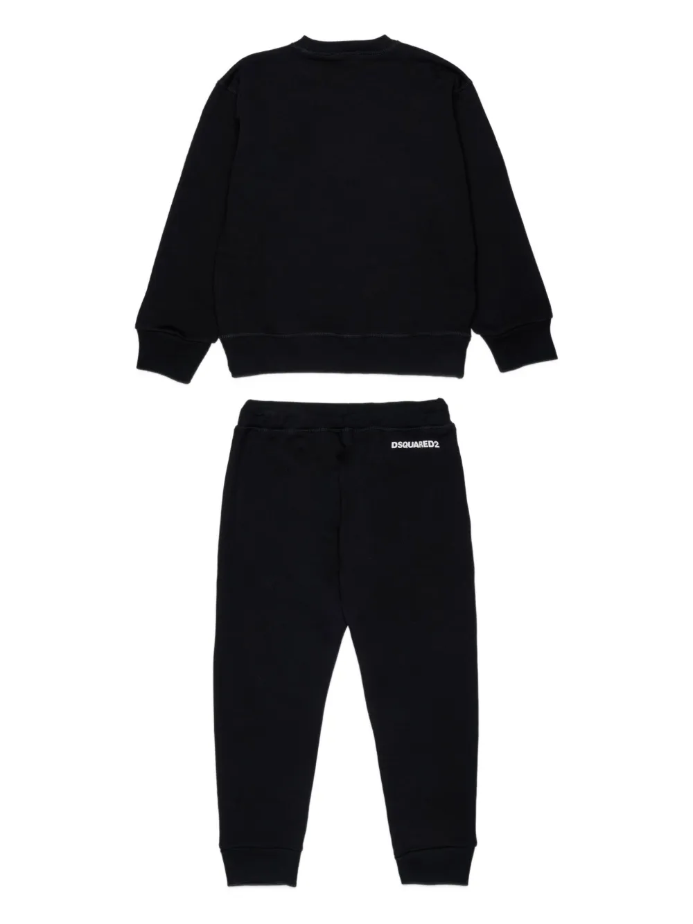 Спортивный костюм с завязками Dsquared2 Kids, черный — фото 2