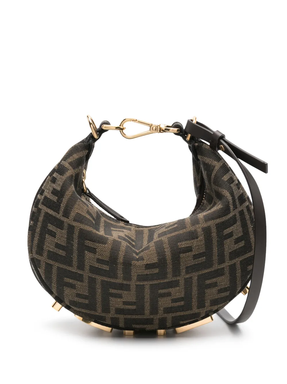 

Мини-сумка на плечо Fendigraphy, коричневый