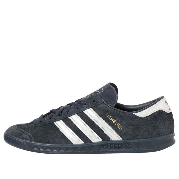 

Кроссовки hamburg 'legend ink silver metallic gold metallic' Adidas, черный