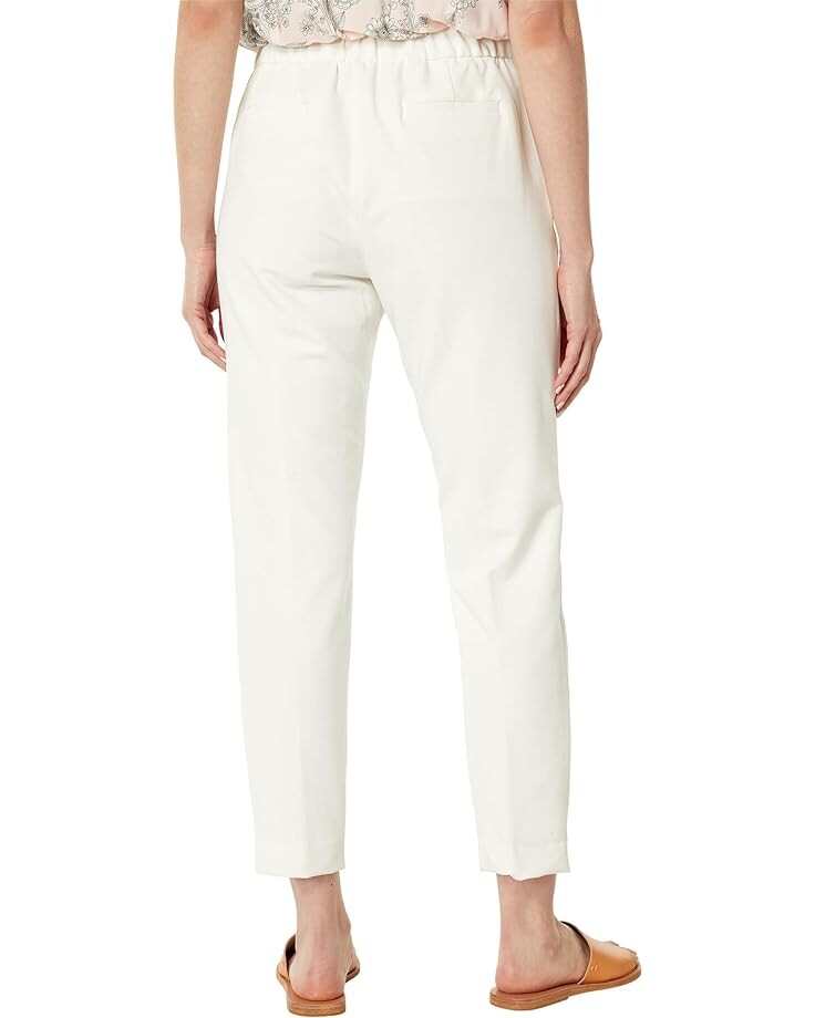 

Брюки Tommy Hilfiger Sloane Elastic Waistback Ankle Trousers, слоновая кость
