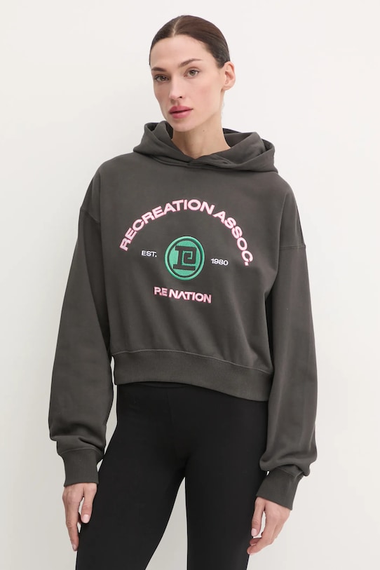 

Хлопковая толстовка Cresent P.E Nation, серый