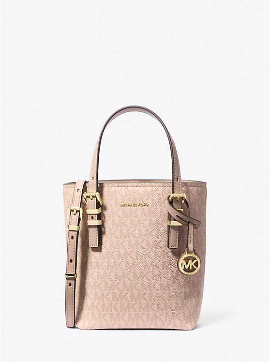 

Сумка-Трансформер из кожи с фирменным логотипом Quinn очень маленького размера Michael Kors, бежевый