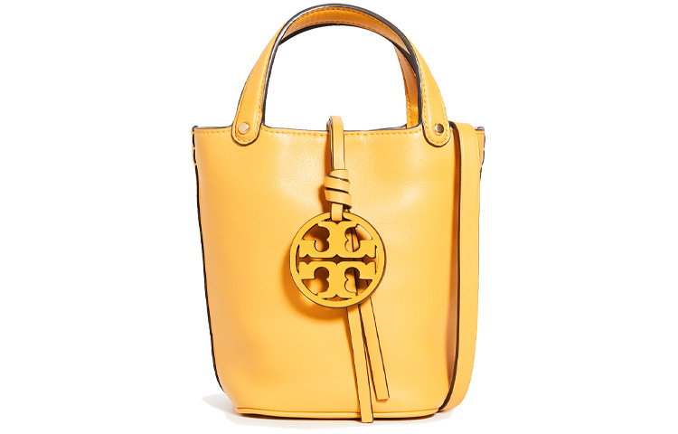 

TORY BURCH Женская сумка через плечо из кожи коровы Миллера имбирно-желтая