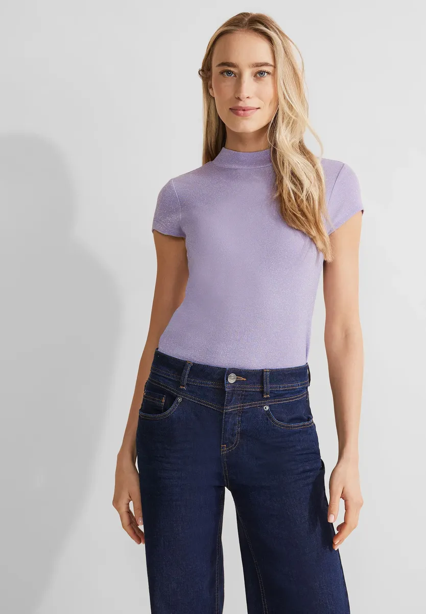 

Футболка STREET ONE из мягкой вискозы, цвет Shiny Lilac