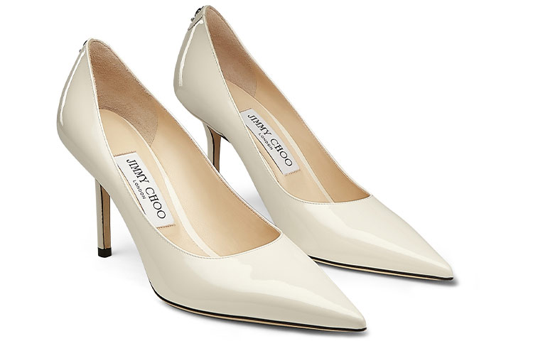 Туфли-лодочки 85 мм из лаковой кожи Jimmy Choo