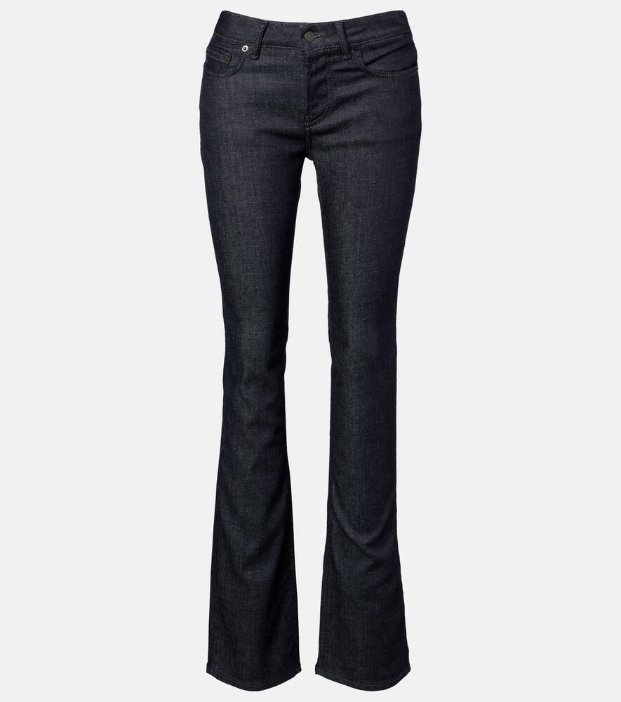 

Низкие облегающие джинсы Acne Studios, Dark Blue