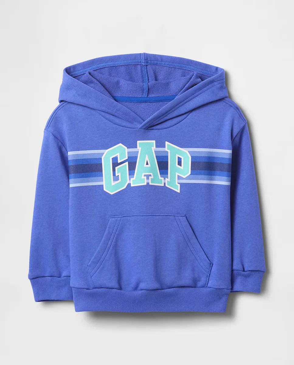 

Свободная толстовка с капюшоном и логотипом для мальчиков Gap, синий