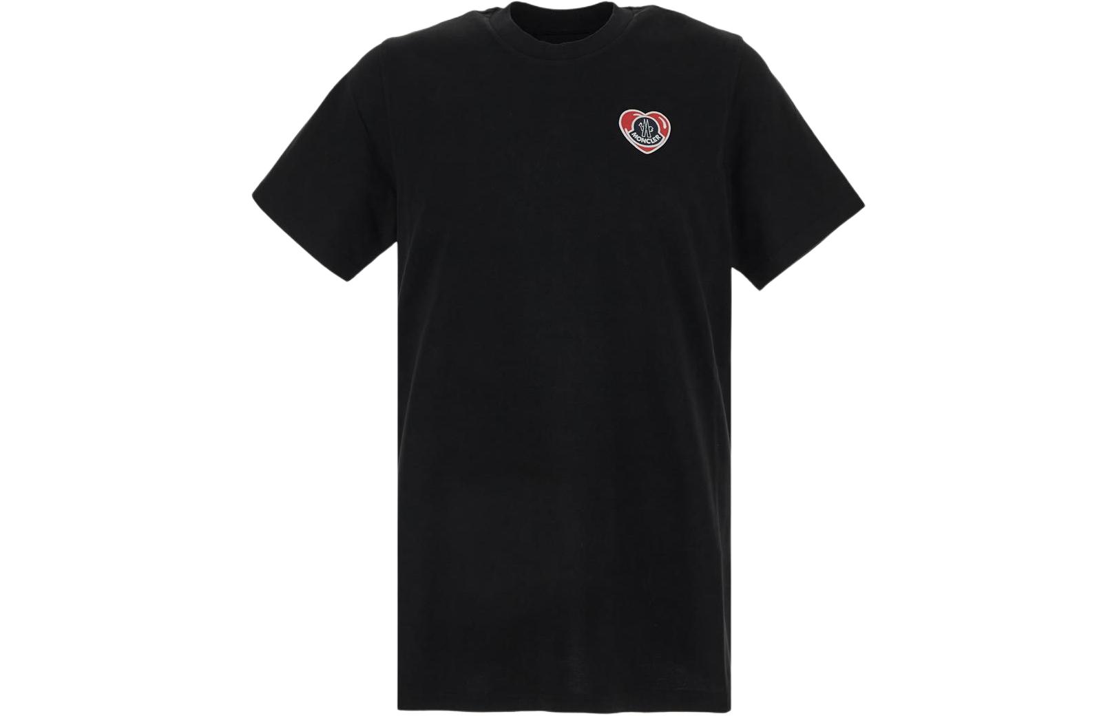 

Футболка с логотипом Moncler, черная