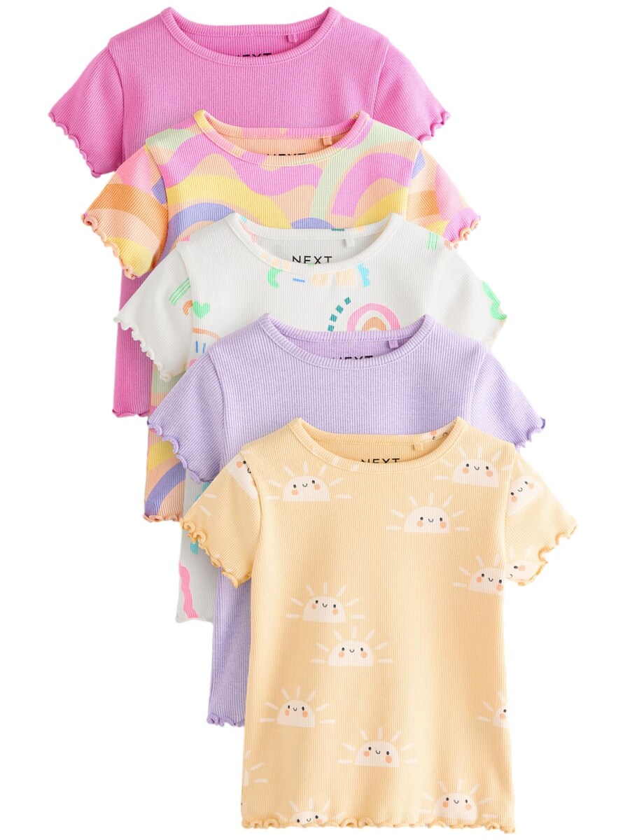

Рубашка Next, цвет Lavender/Apricot/Pastel orange/Light pink/White