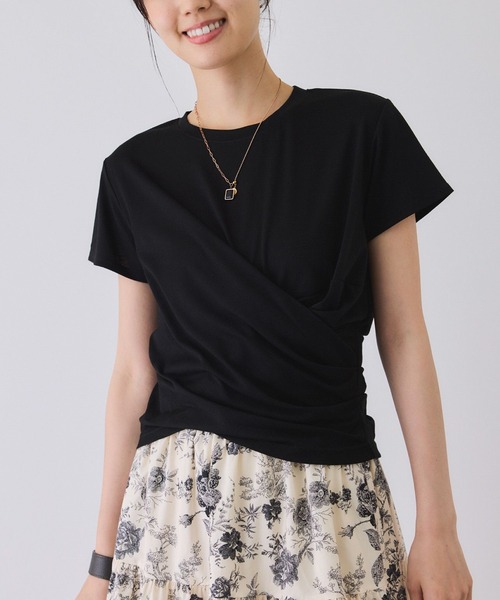 

Футболка драпированная Jayro, черный