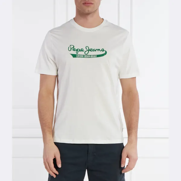 

Футболка Claude классического кроя Pepe Jeans London, белый