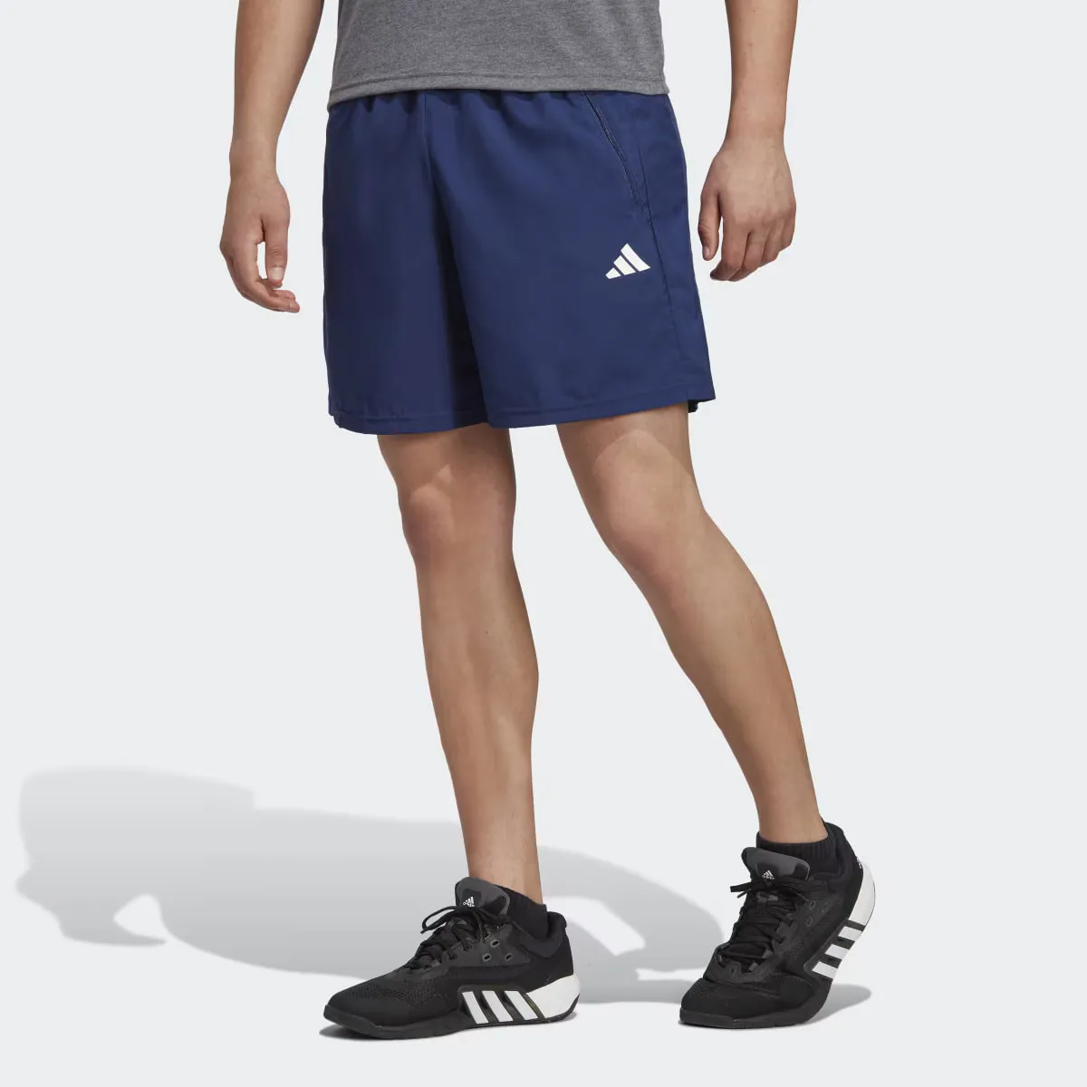 

Мужские шорты Adidas Train Essentials 7 дюймов, синий/белый