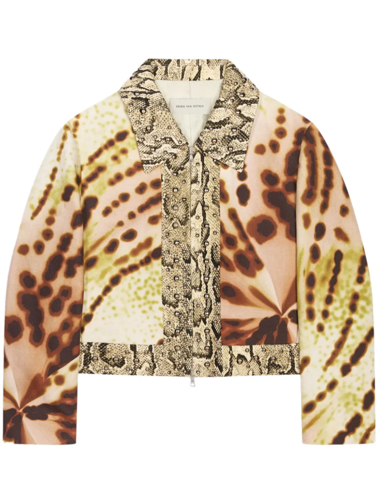 

DRIES VAN NOTEN декорированный жакет, зеленый